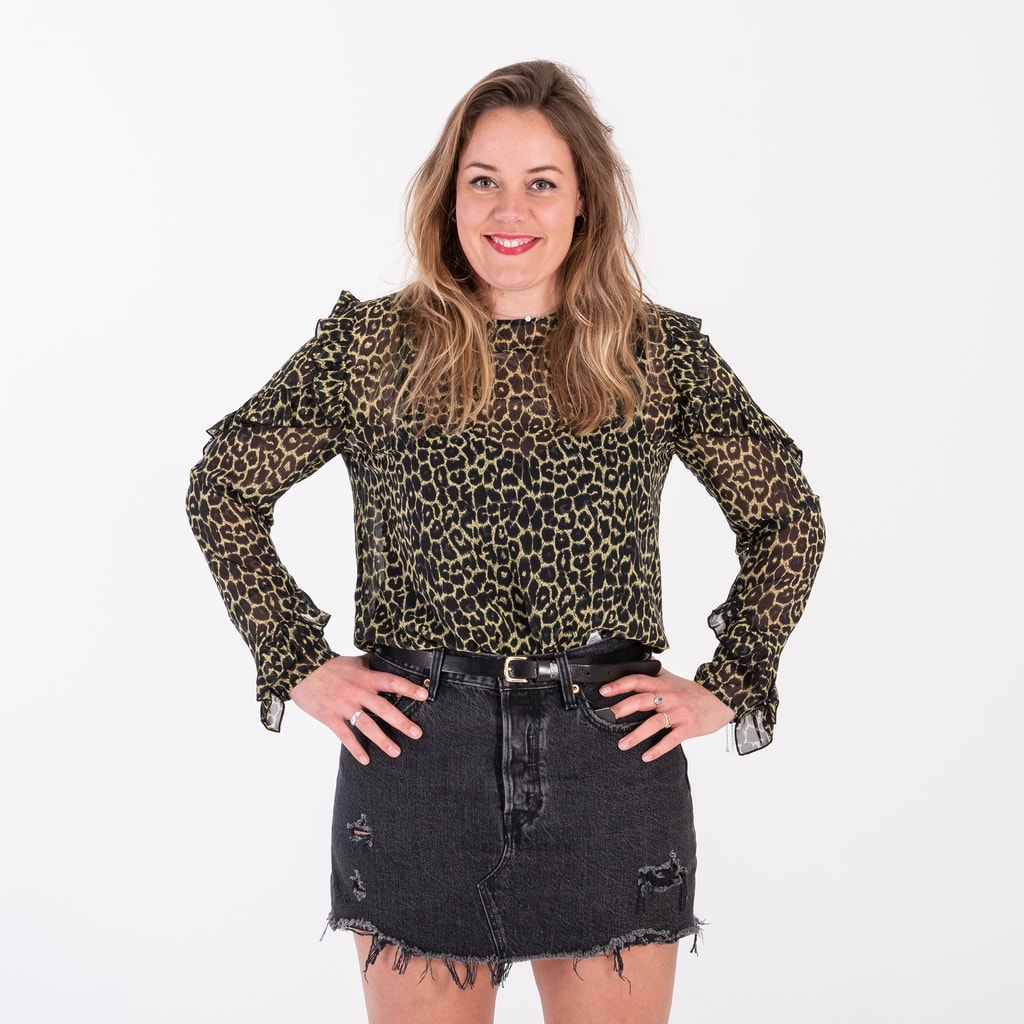 Franciens tijgerblouse van CJ