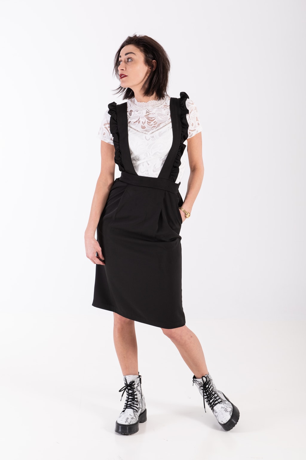 Kelly's zwarte jurk